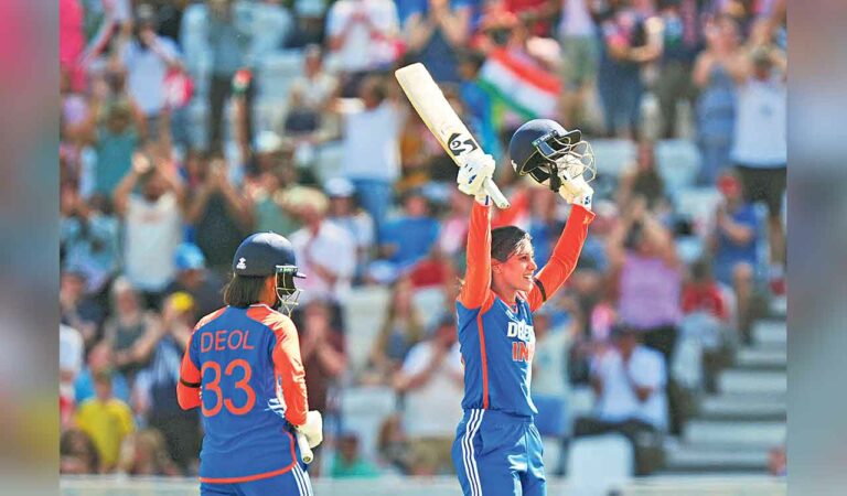 Smriti’s ton powers India to 97-run win against England in women's T20I