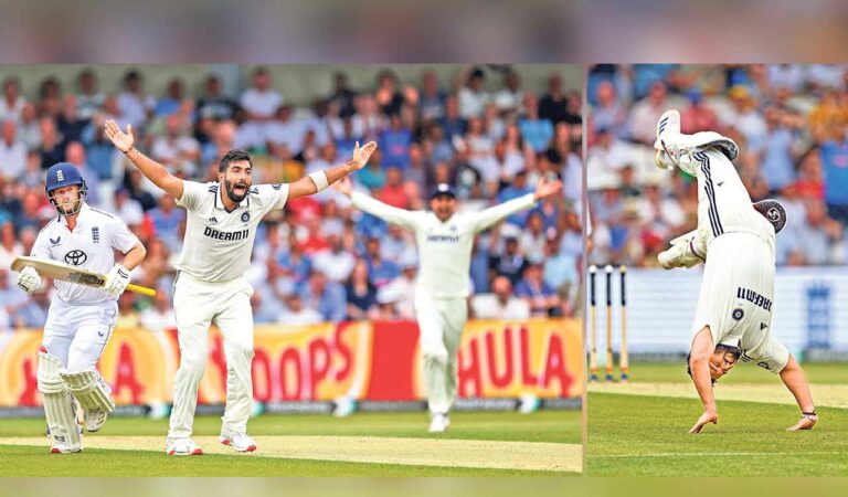 England fights back with 209/3 after restricting India to 471 in first innings, Bumrah takes 3 wickets
