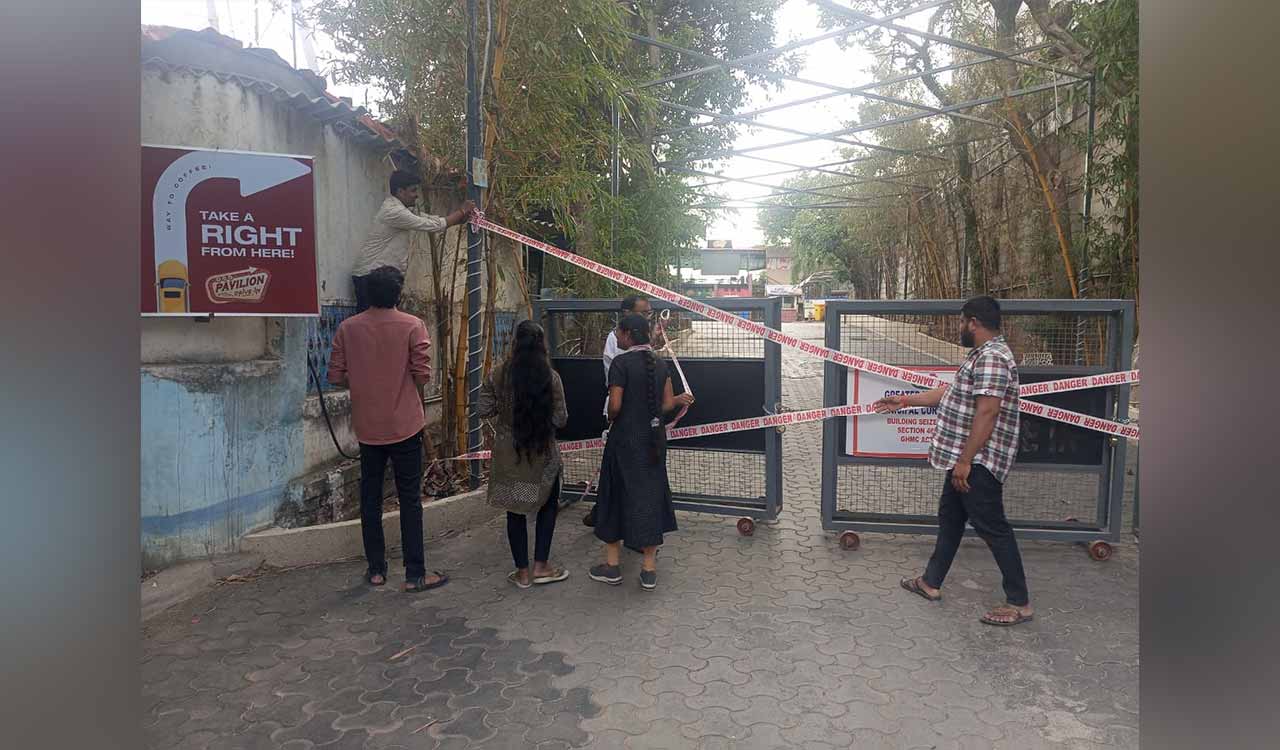 Hyderabad: GHMC seals unauthorised Pavilion restaurant in Jubilee Hills