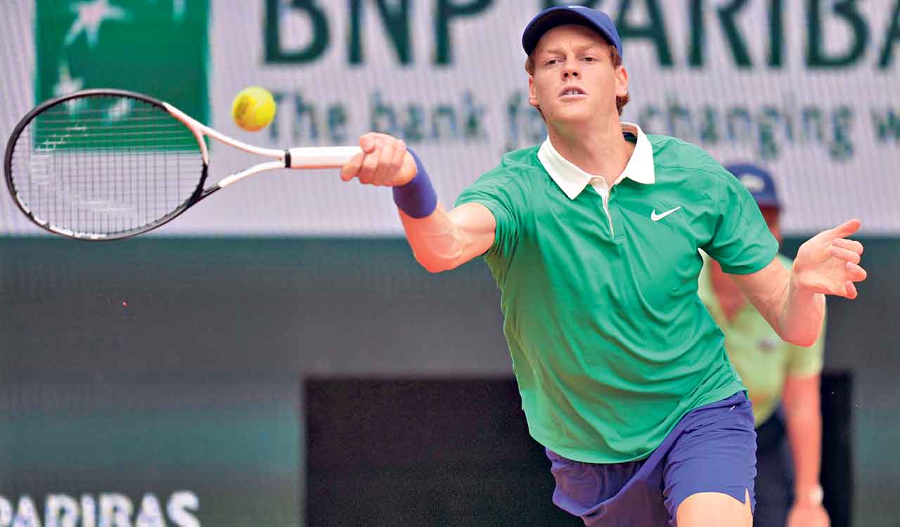 Sinner storms into fourth round after beating Lehecka 6-0, 6-1, 6-2 at French Open
