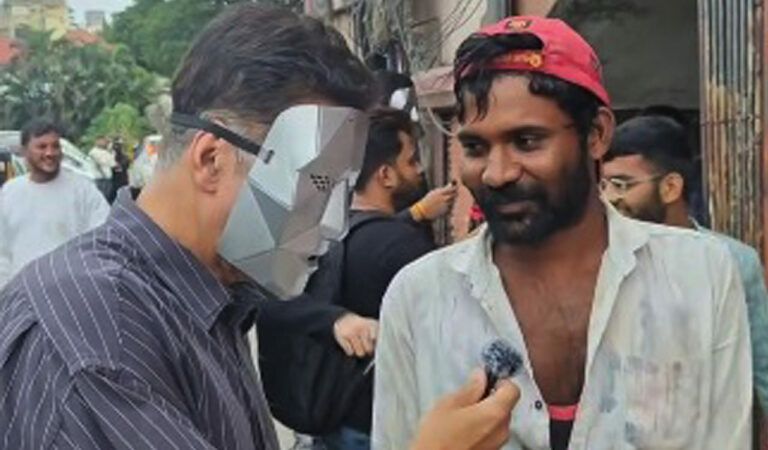 Taking to Instagram on Sunday, the ‘Airlift’ actor shared a video in which he can be seen wearing a ‘killer mask’ outside a cinema hall. In the clip, he interacts with moviegoers, asking them if they liked “Housefull 5.”