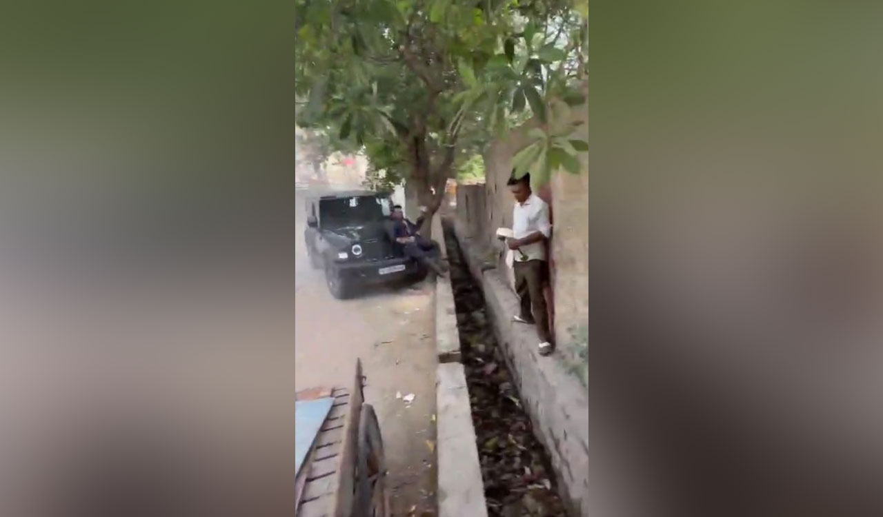 Noida: Man rammed by SUV after social media spat, shocking video surfaces