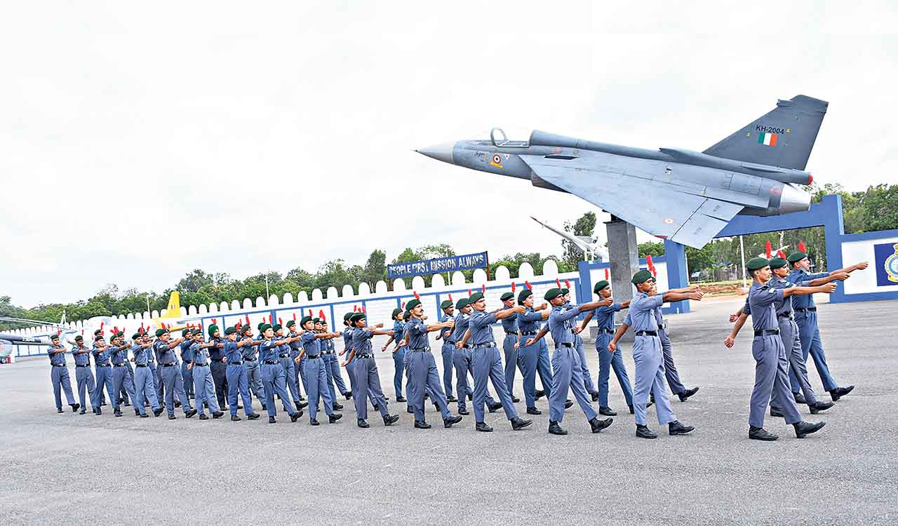 Hyderabad: NCC cadets undergo training at Air Force Academy