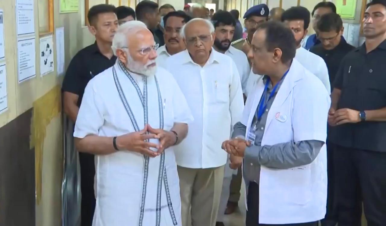 PM Modi visits hospital, reviews Air India crash site as probe begins into India’s worst aviation tragedy