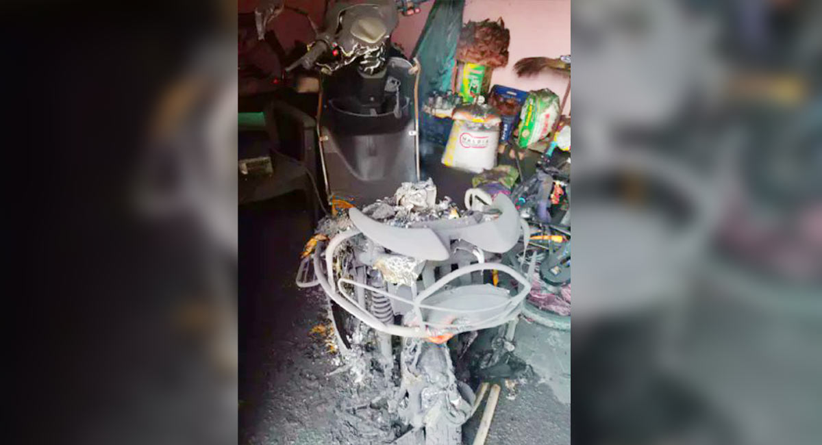 Andhra Pradesh: Woman killed as electric scooter battery explodes during charging