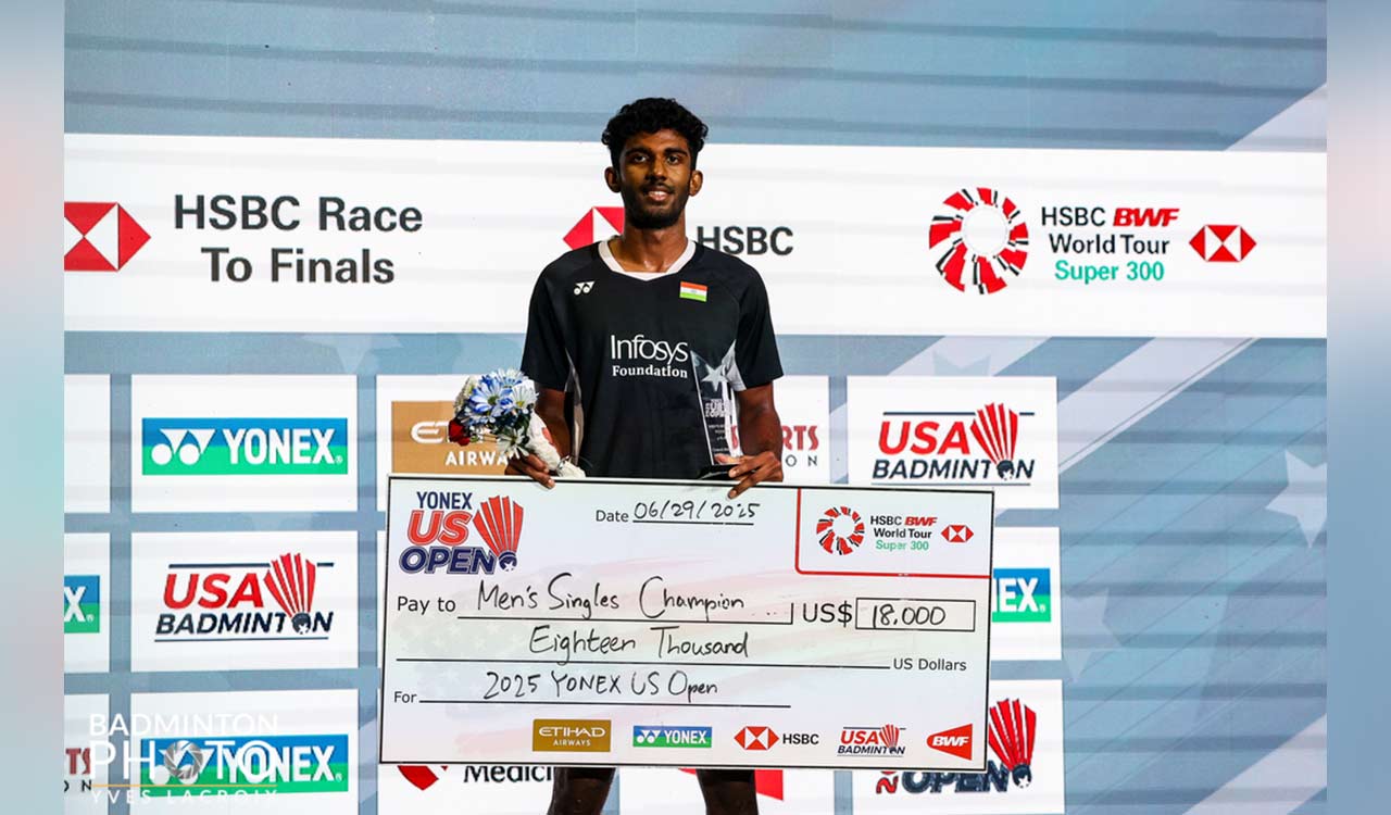 Ayush Shetty clinches maiden BWF World Tour Title; Tanvi Sharma becomes youngest Indian finalist