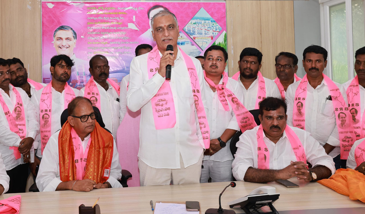 Harish Rao predicts 10-year drought for Congress, blames Revanth Reddy’s leadership