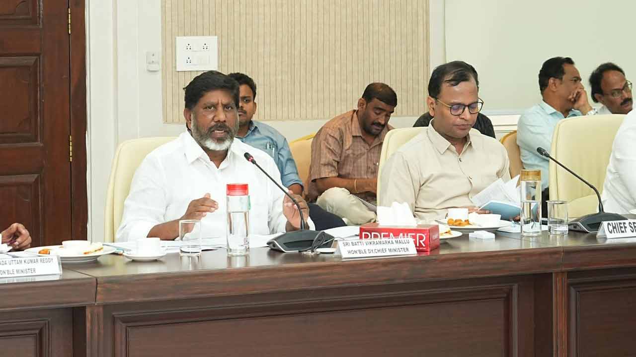 Bhatti Vikramarka asks officials to focus on non-tax revenue, calls for fiscal discipline