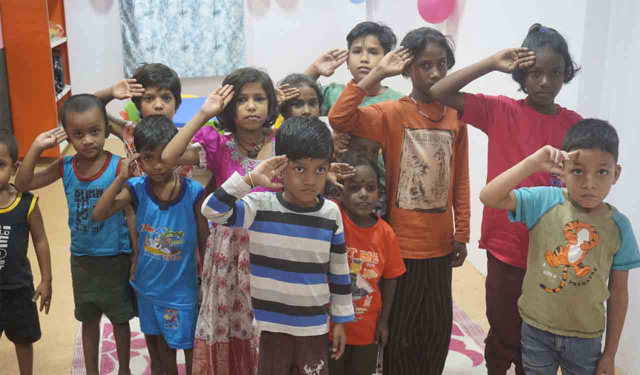COWE opens 20th free Aveksha day care centre for workers in  Balanagar , Hyderabad