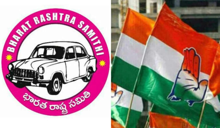 Karimnagar: Tension in Manakondur as Congress, BRS activists clash over Indiramma housing