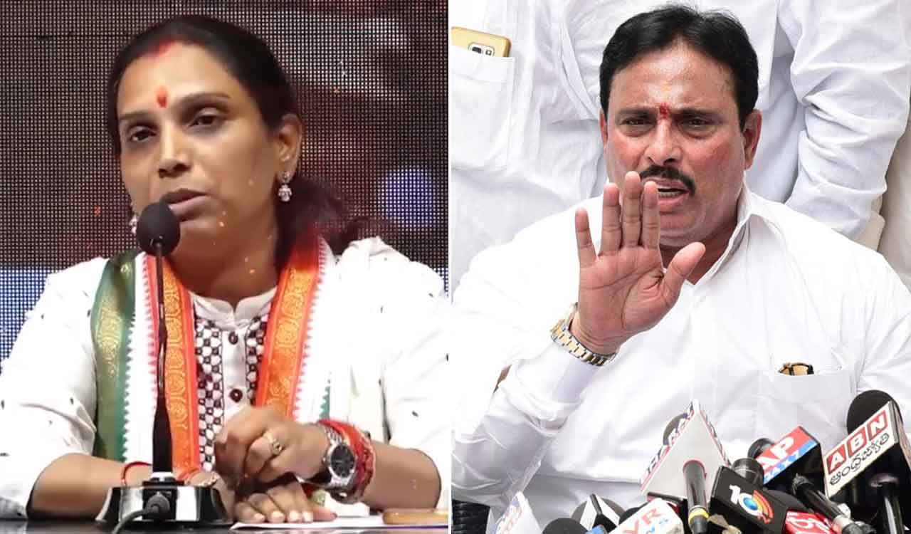 Tensions flare up between Congress leaders Danam Nagender, Vijaya Reddy