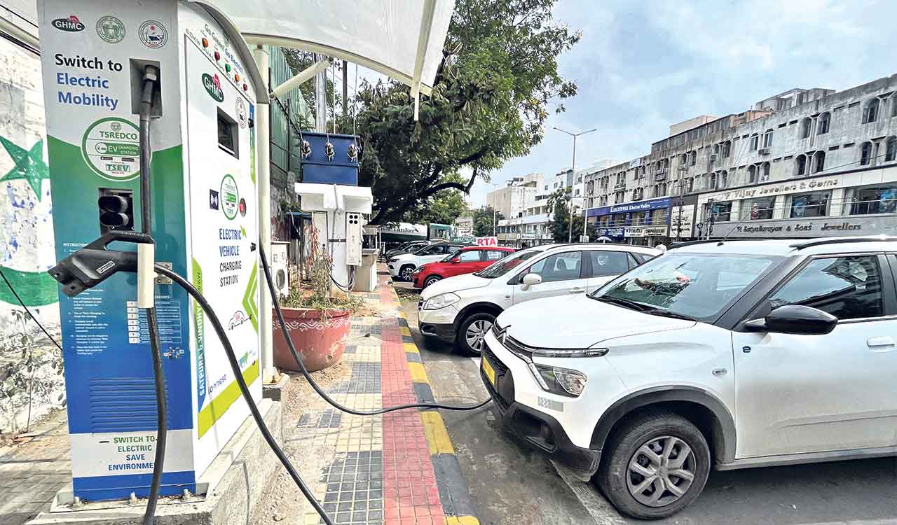 50 more charging units for EV users in Hyderabad soon