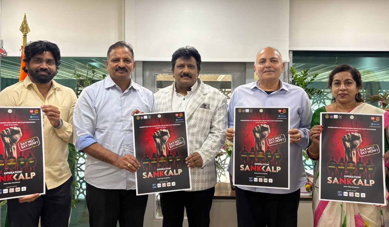 “Operation Sankalp” launched to fight drug menace in Telangana