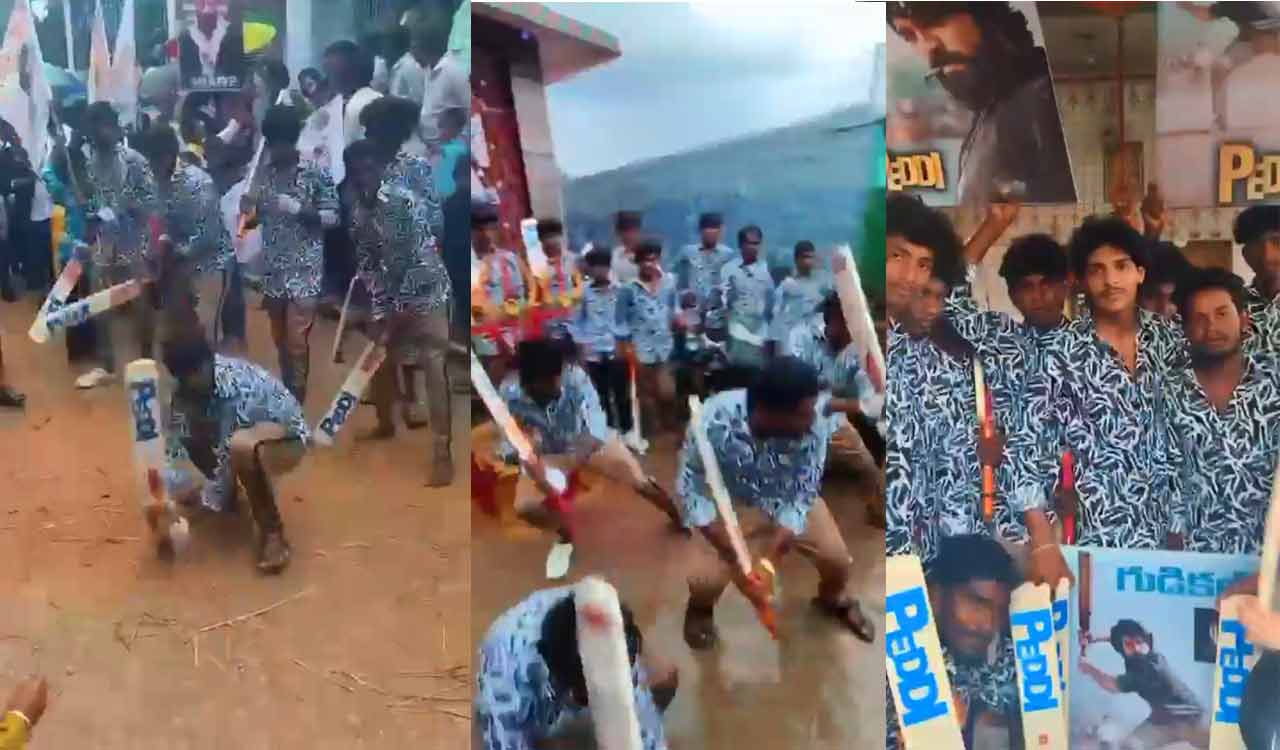 Watch: Ram Charan fans celebrate Yeruvaka Pournima in ‘Peddi’ style, video goes viral