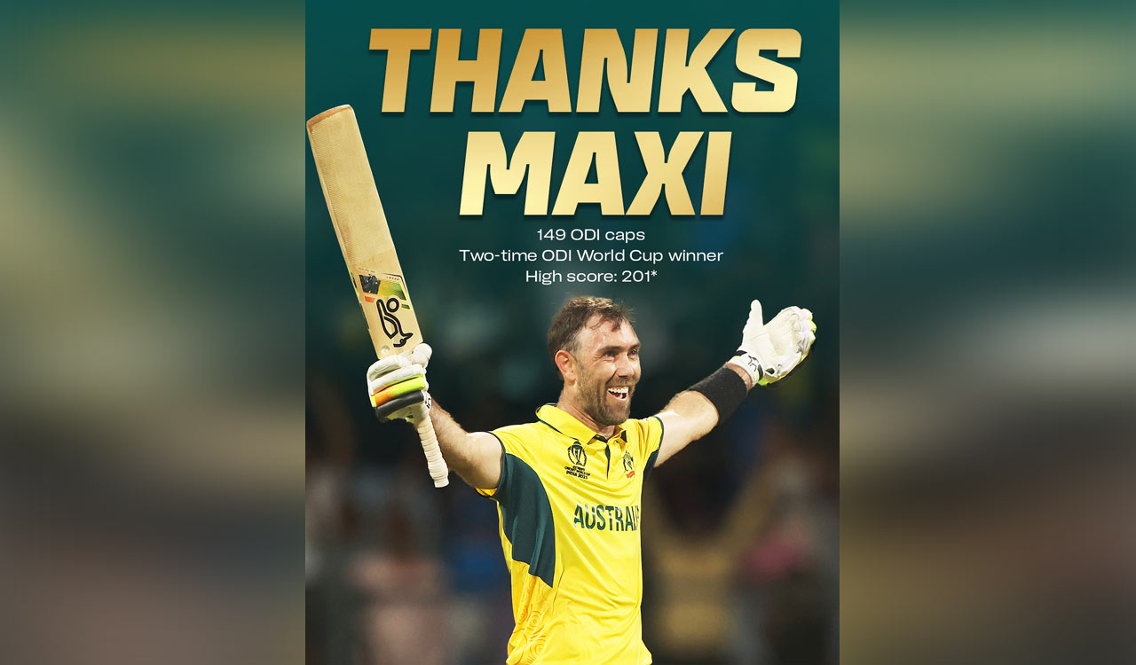 Glenn Maxwell announces retirement from ODIs to focus on T20 World Cup