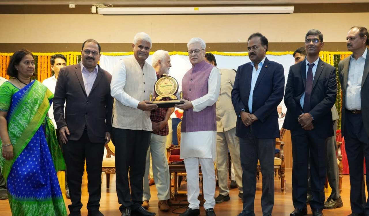 Governor Jishnu Dev Varma inaugurates blood donation camp on World Blood Donor Day