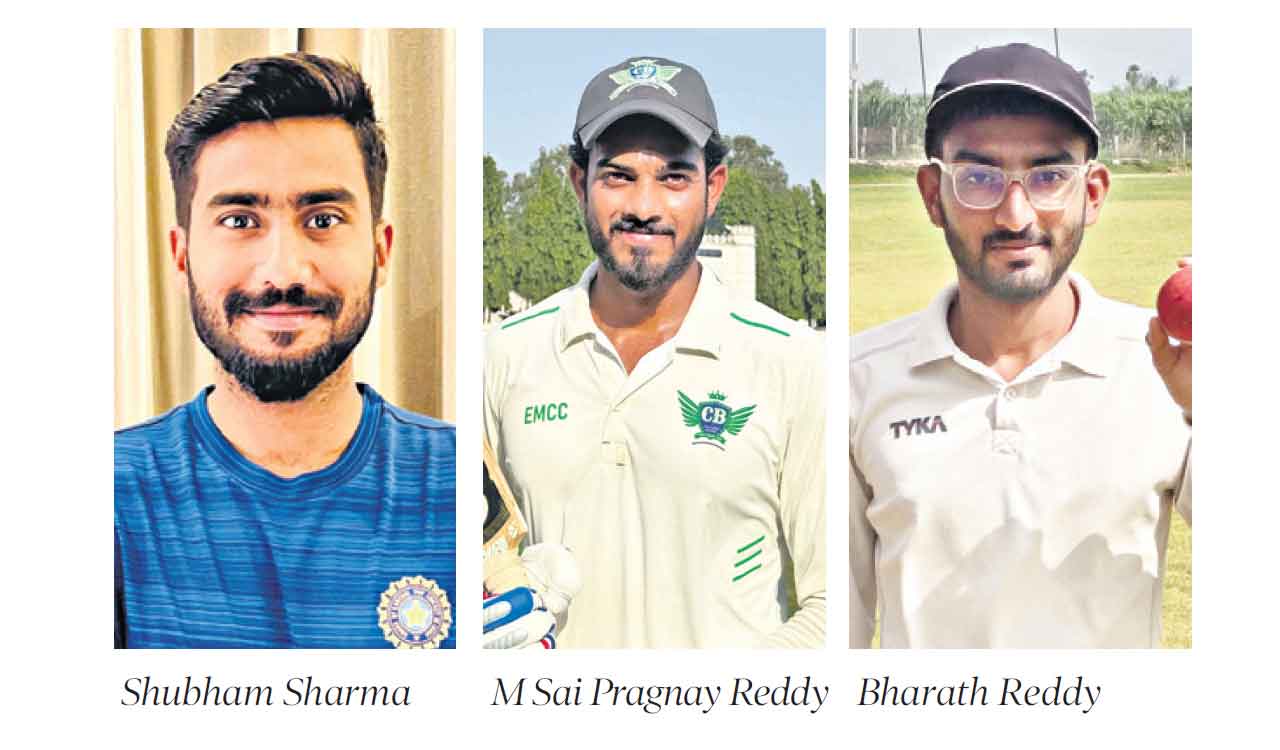 HCA Leagues: Aman, Pragnay, Rohit power EMCC to 555 on day one