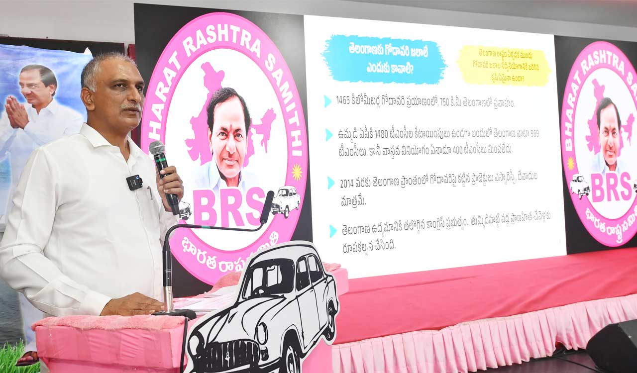 Harish Rao defends Kaleshwaram project shift to Medigadda, nullifies Congress claims
