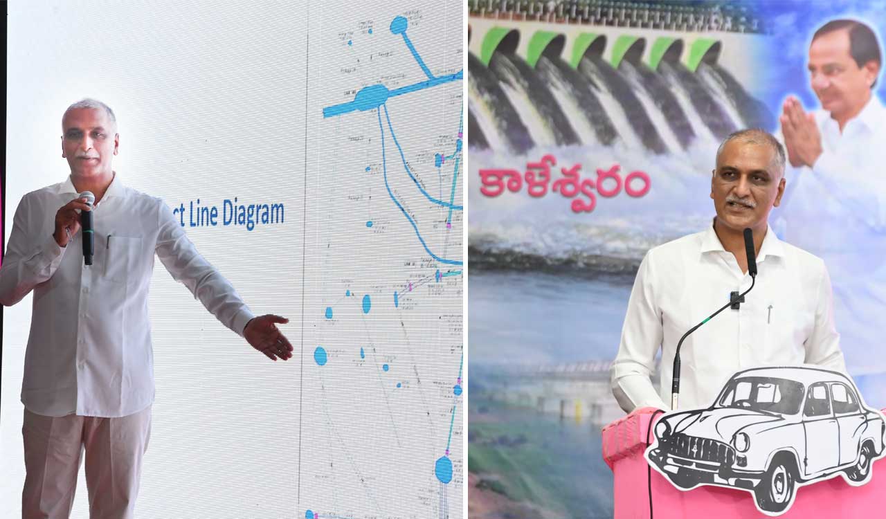 Harish Rao defends Kaleshwaram project shift to Medigadda, nullifies Congress claims