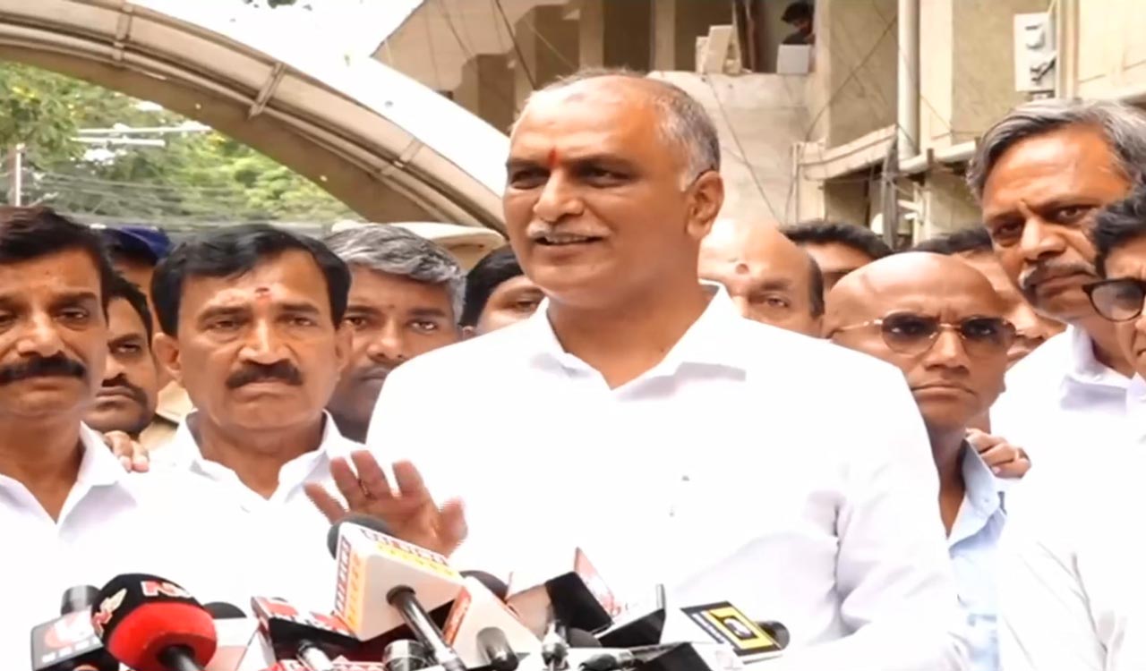 Harish Rao defends Kaleshwaram project shift before Justice PC Ghose Commission
