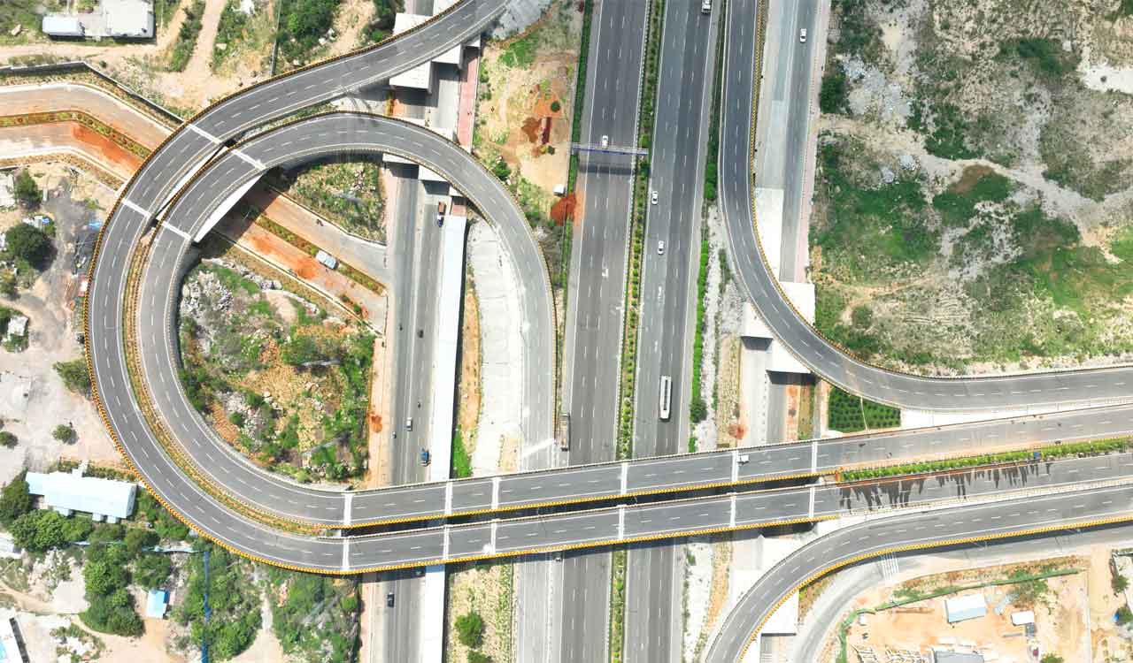 Hyderabad: Kokapet trumpet flyover ready to ease traffic with seamless ORR access
