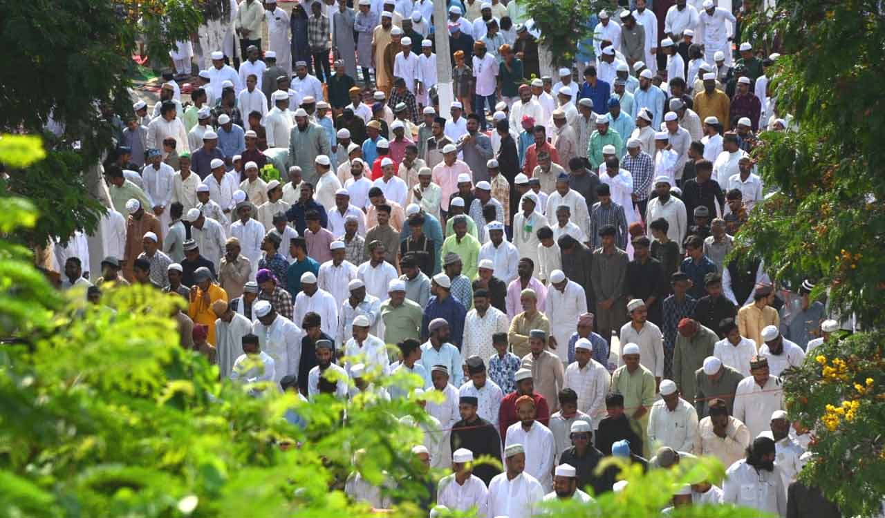 Hyderabad: Muslims celebrate Eid ul Adha with prayers, sacrifice and festive feasts