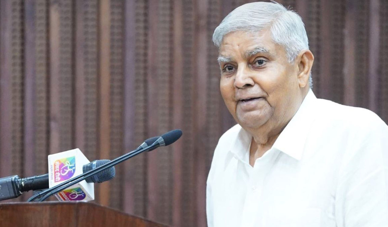 Amendment to Indian Constitution during Emergency is wrong, says V-P Dhankhar