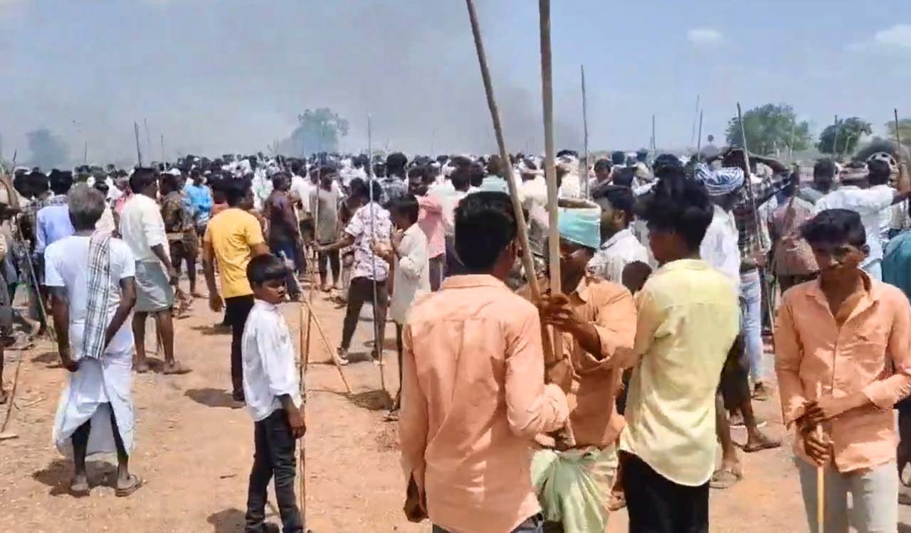 Jogulamba Gadwal: Protests intensify in Pedda Dhanwada over controversial ethanol factory