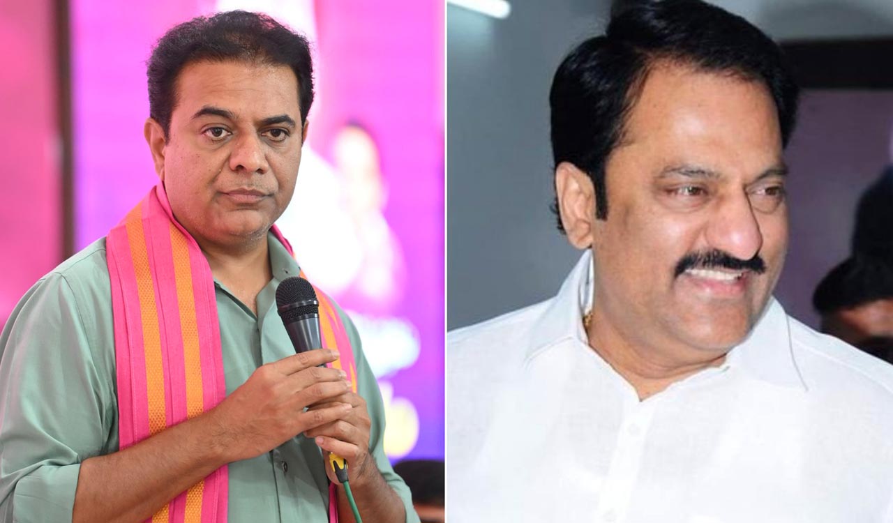 KTR visits ailing MLA Maganti Gopinath at AIG Hospital
