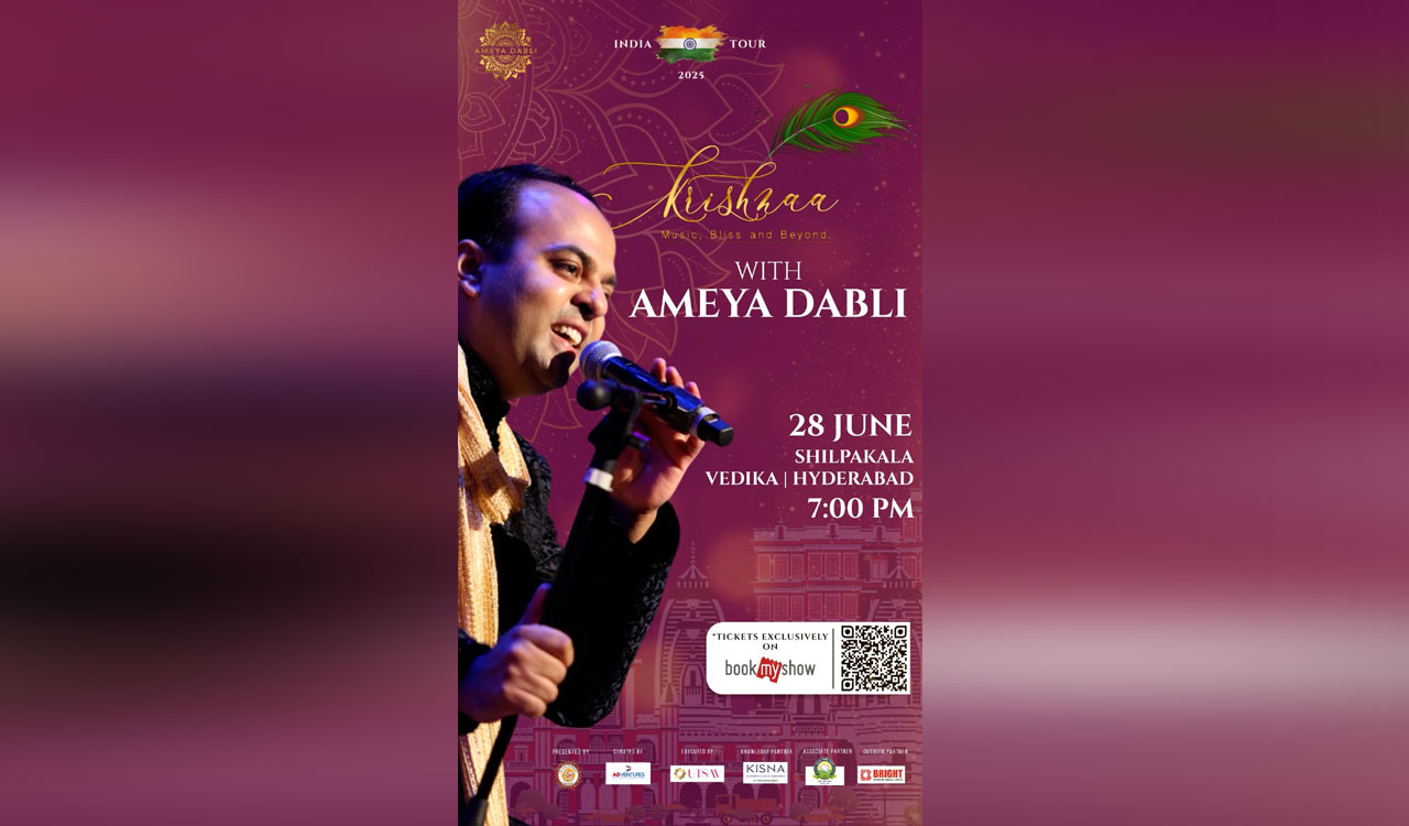 ‘Krishnaa – Music, Bliss & Beyond’ to enchant Hyderabad on June 28 at Shilpakala Vedika