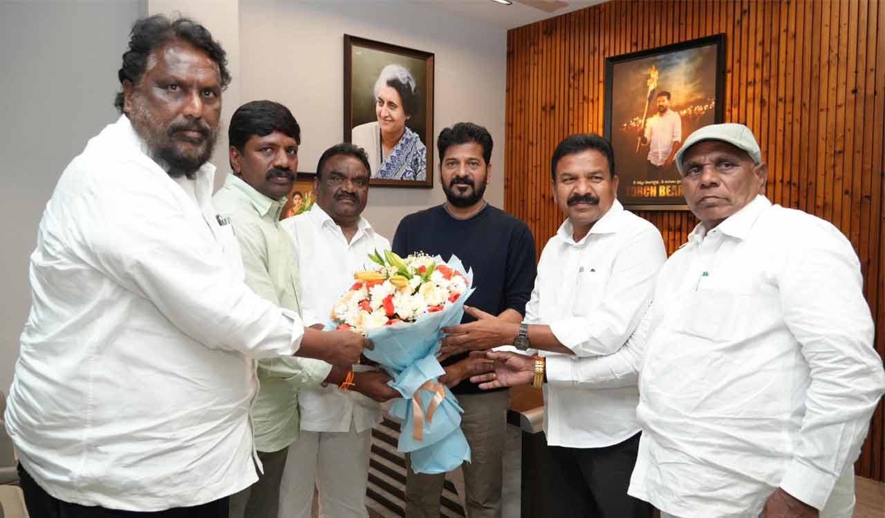 Amidst cabinet expansion buzz, Madiga community MLAs meet CM Revanth Reddy
