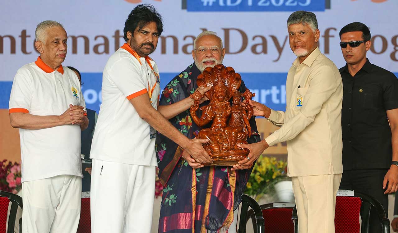 PM Modi made Yoga a global wellness movement: Chandrababu Naidu