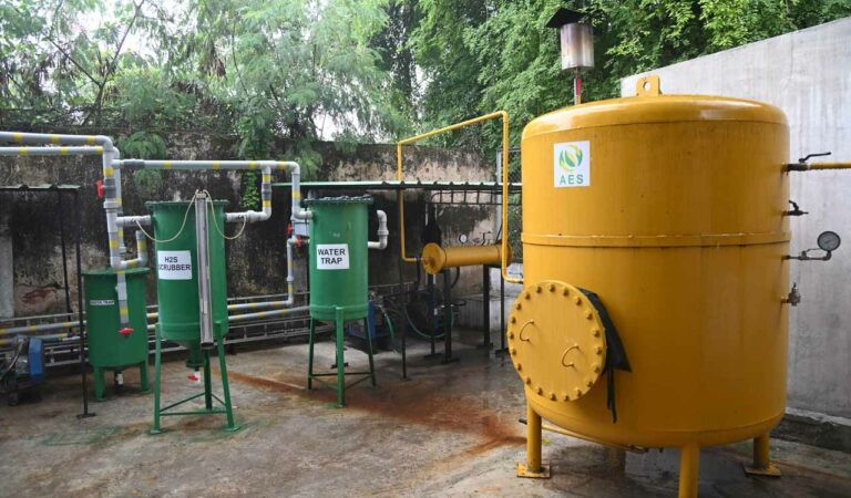 Biogas plant in OU Women’s hostels changes campus environment, reduces LPG, firewood consumption