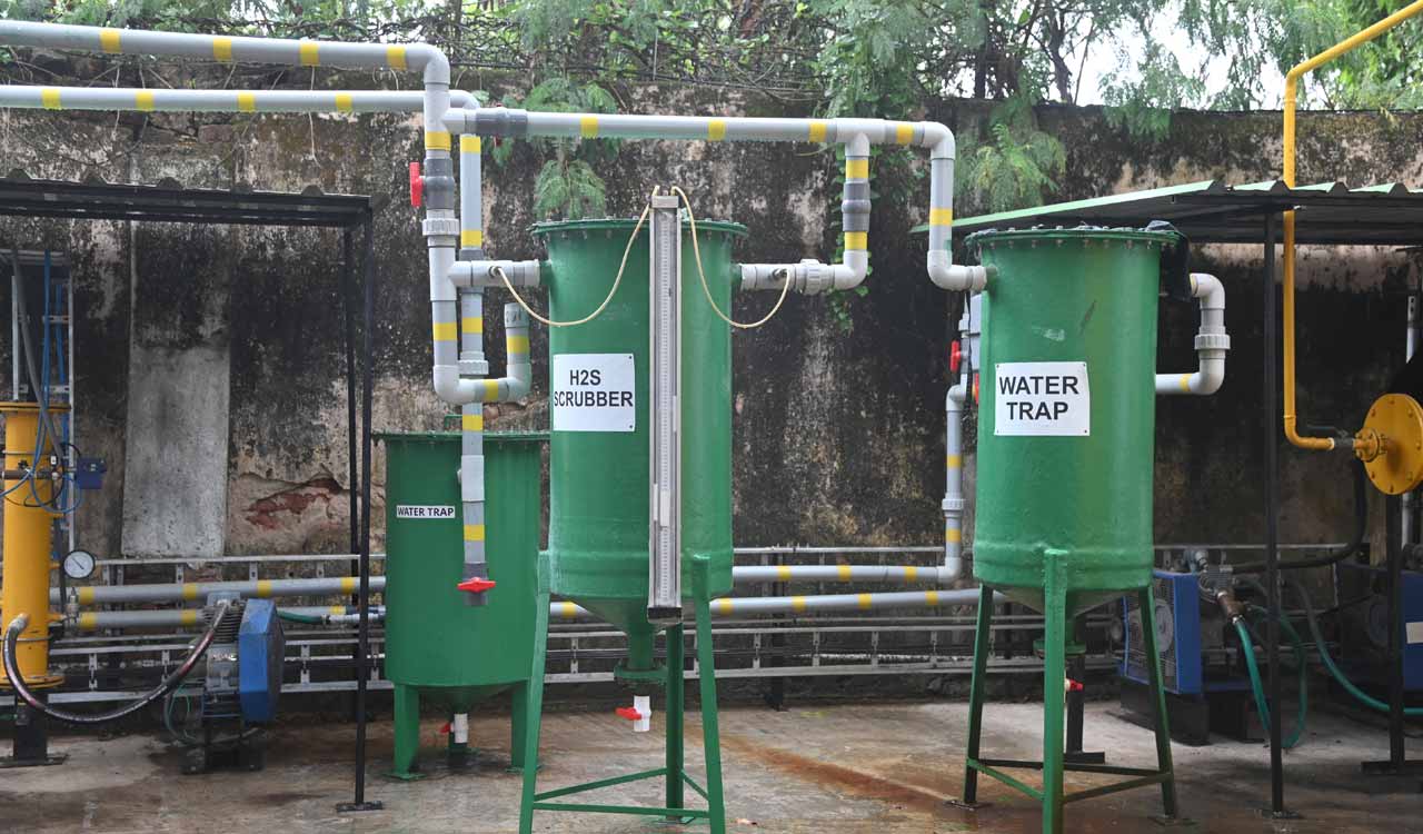 Biogas plant in OU Women’s hostels changes campus environment, reduces LPG, firewood consumption