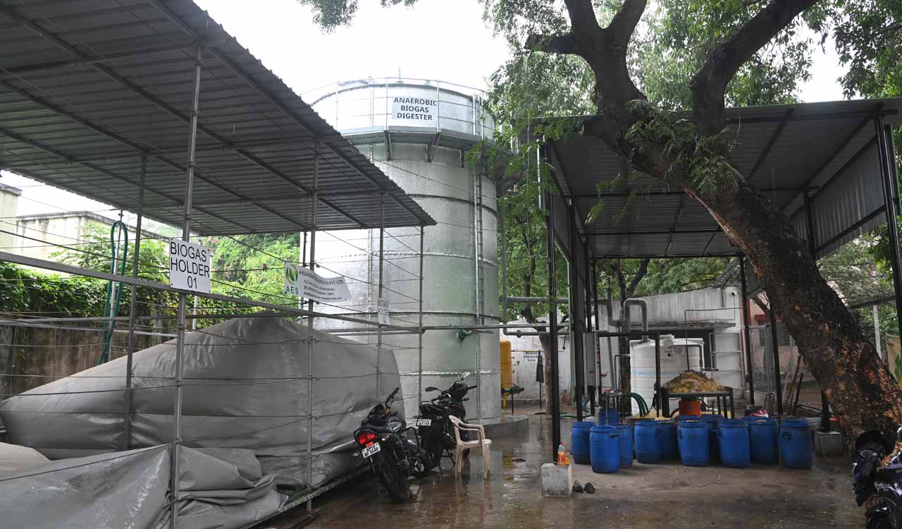 Biogas plant in OU Women’s hostels changes campus environment, reduces LPG, firewood consumption