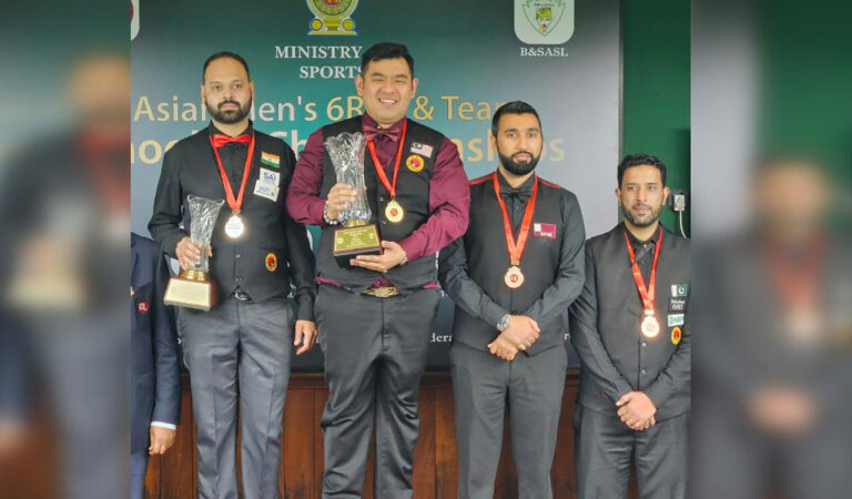sports acbs asian 6 red snooker championship paras gupta loses in final