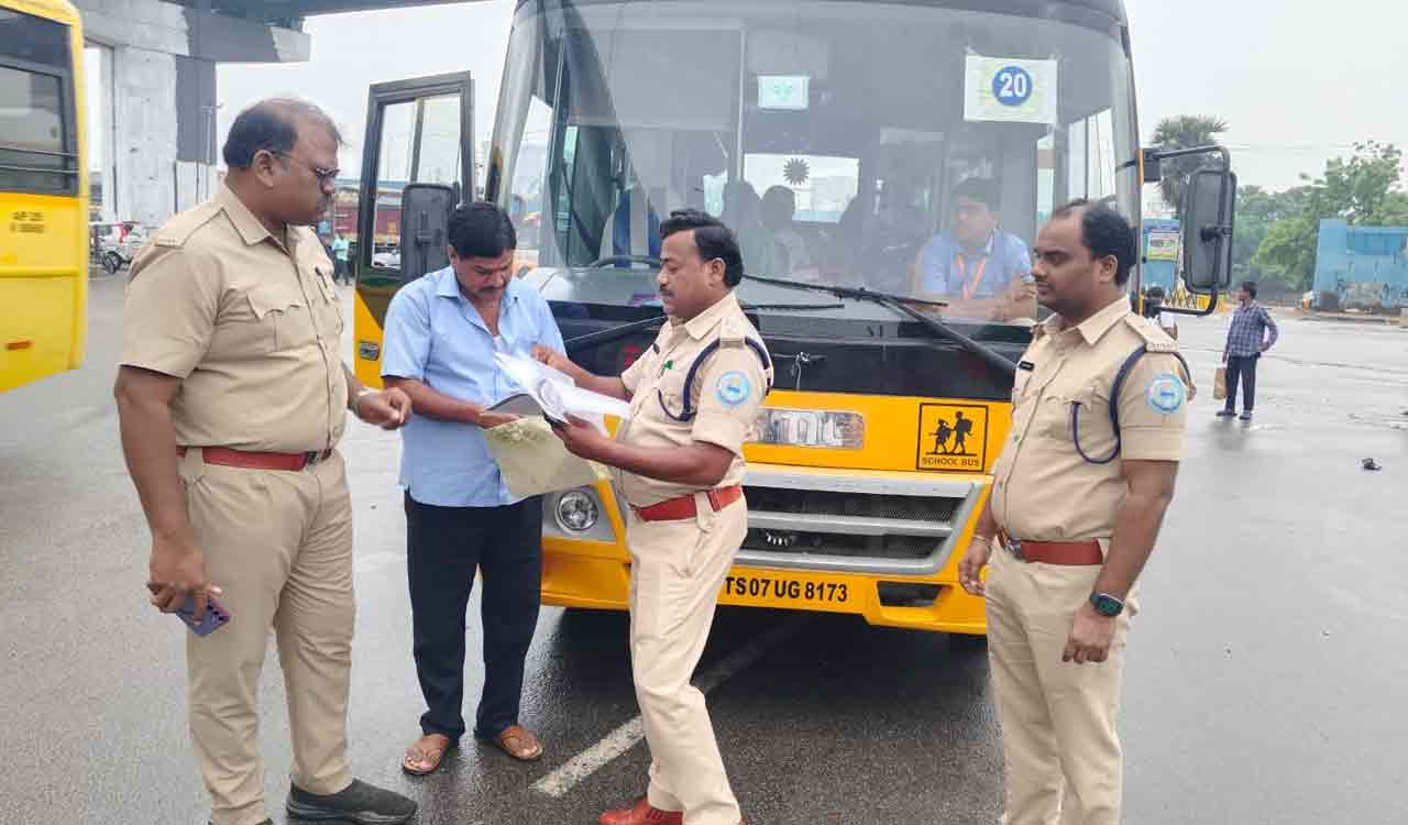 Hyderabad: RTA kicks off special drive to check vehicle fitness