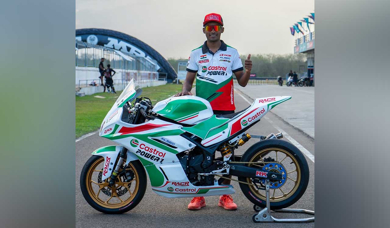 Hyderabad racer Rahil wins Motorcycle Racing Championship