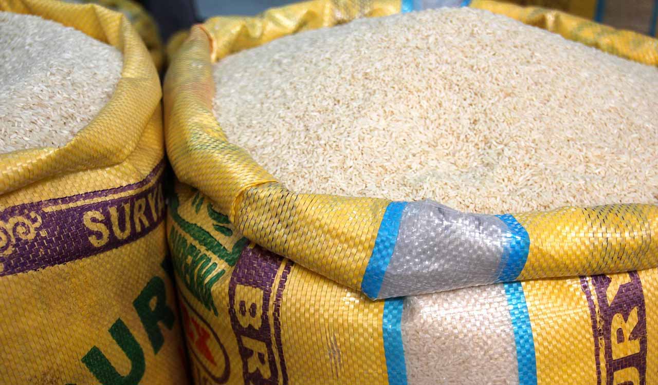 Rice stock not available in some ration shops in Karimnagar