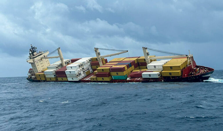 Kerala police register FIR against Liberian ship that sank off State’s coast