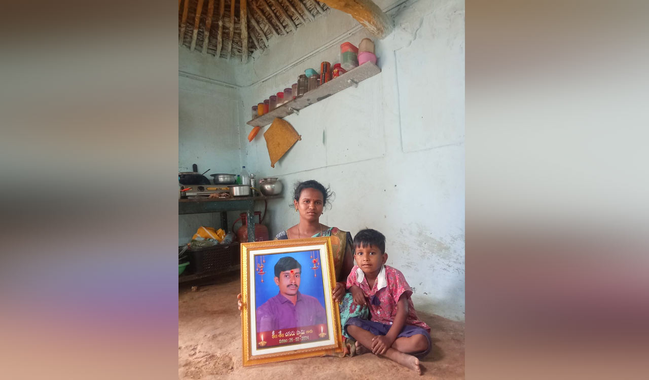Siddipet: Widow of Gajwel farmer pleads for support after husband’s suicide