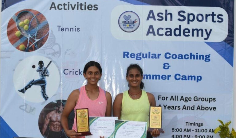 sports sreemanya chandana finish as runners up