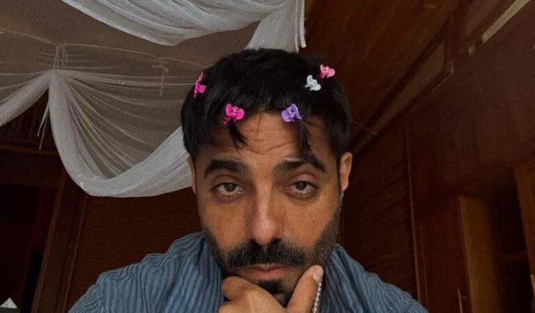 Sharing a candid moment on Instagram, the doting dad was seen enjoying every bit of the playful makeover session, proving once again that fatherhood comes with its sweet perks.