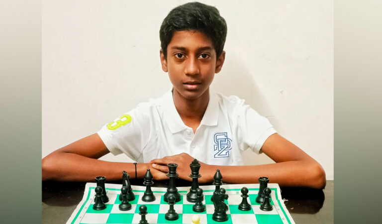 sports arnav pradhan clinches brilliant trophy chess title