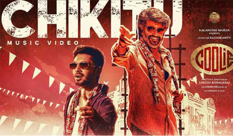 entertainment whatch chikitu first single from rajinikanths coolie drops
