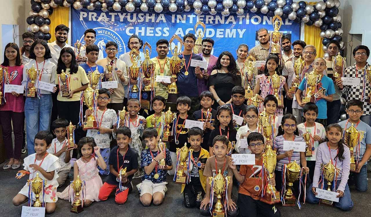 Saharsha wins open title at PICA chess tournament