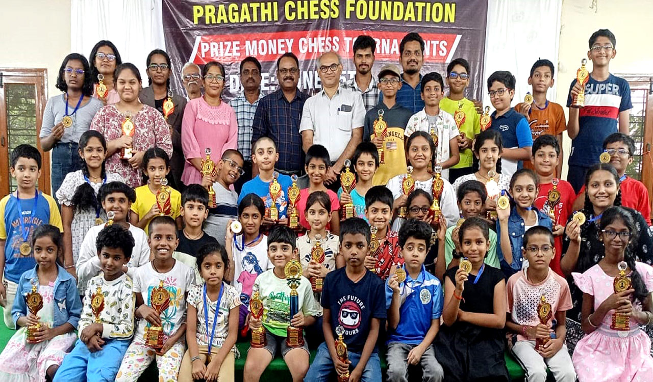 Dheeraj, Chaitra win Under-14 titles at Pragathi Chess tournament