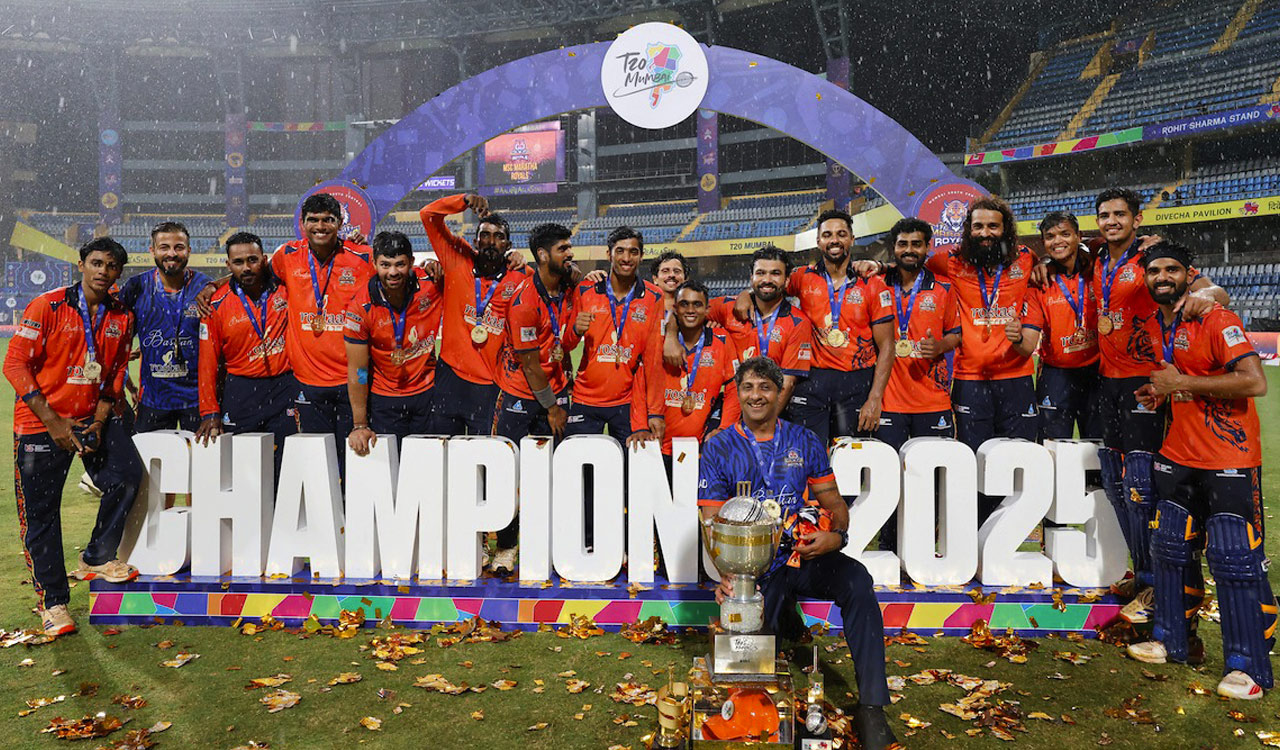 T20 Mumbai League 2025: Lad-led Mumbai South Central Maratha Royals crowned champions, beat Iyer’s SoBo Mumbai Falcons in final