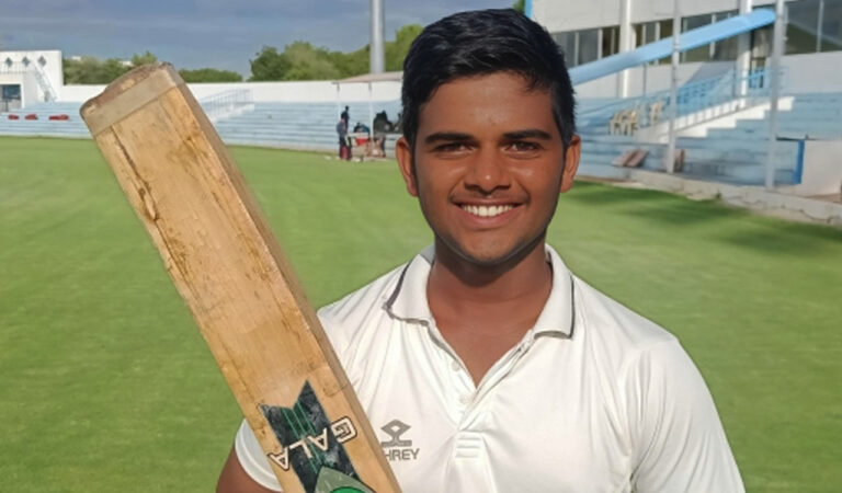 sports praneel reddy scores 353 as kadapa posts 765
