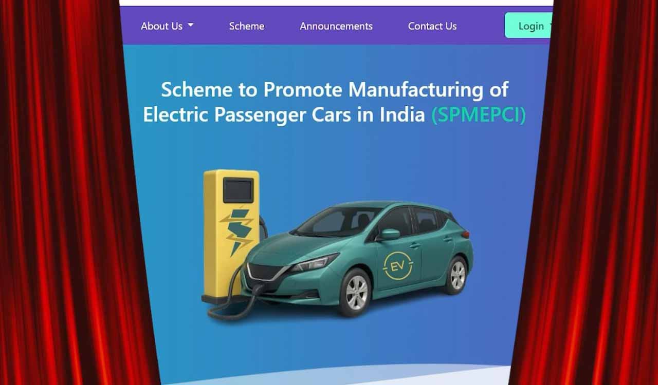 Centre unveils portal to promote EV car manufacturing, applications open till Oct 21